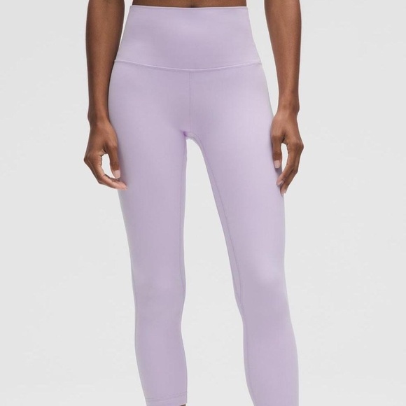 Lululemon High-Waisted Leggings Full Length Lavender Purple size 8 - Picture 4 of 12
